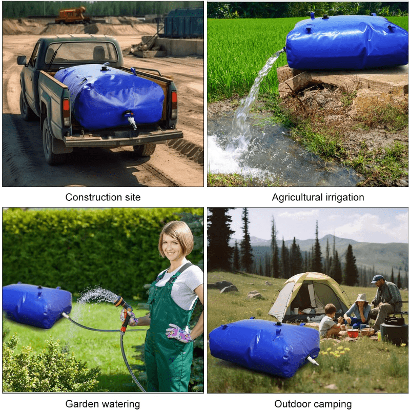 Bolsa de almacenamiento de agua MegaStore - Resistente y plegable para el jardín y situaciones de emergencia