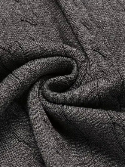 Gilet sans manches en tricot avec col en V