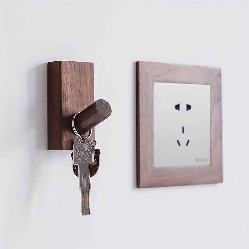 Juego de ganchos de pared de madera Nordvik – Calma y orden en el hogar