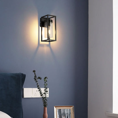 GlasGlow - Moderna lampada da parete in vetro