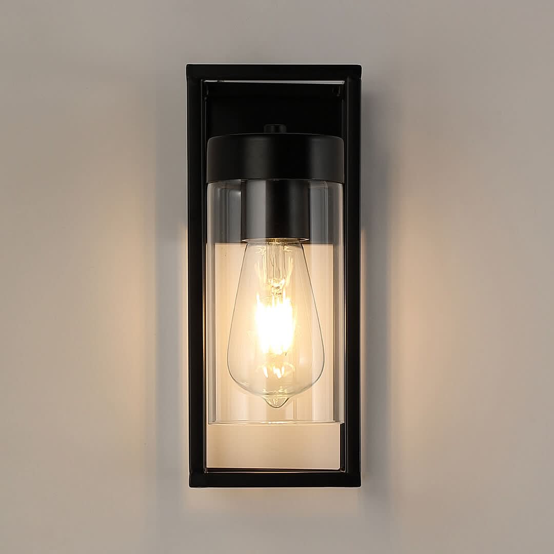 GlasGlow - Moderna lampada da parete in vetro