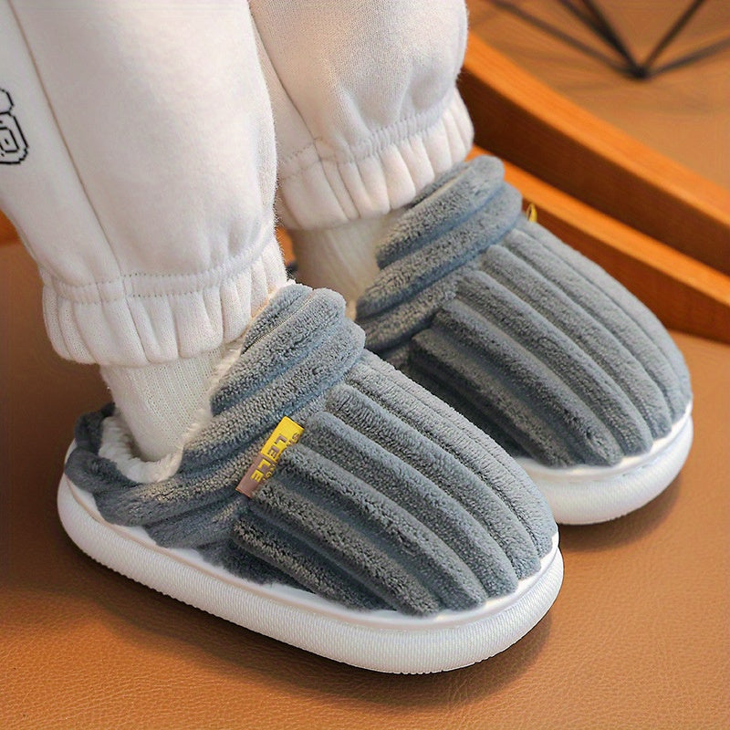 Soft Plush Cosy House Slippers for Boys and Girls - Justine