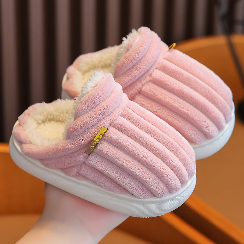 Soft Plush Cosy House Slippers for Boys and Girls - Justine