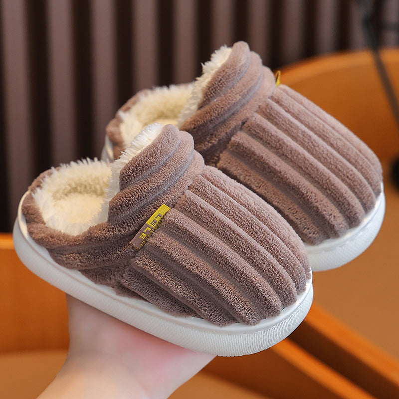 Soft Plush Cosy House Slippers for Boys and Girls - Justine
