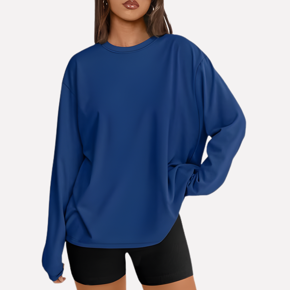 Women's Oversized Long Sleeve Shirt