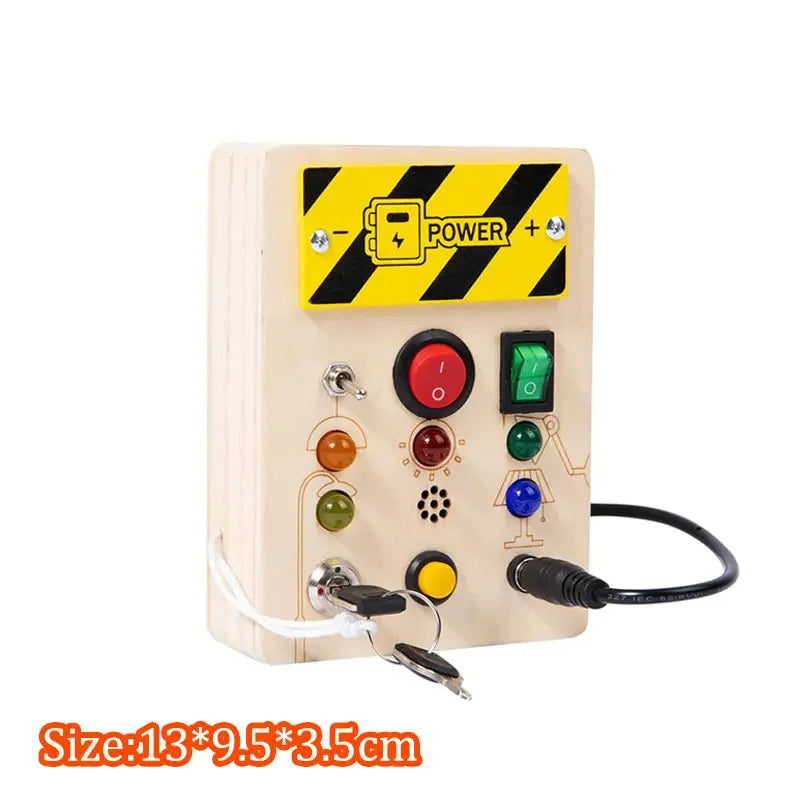 LED Light & Sensory Activity Board for Children (2–6 years)