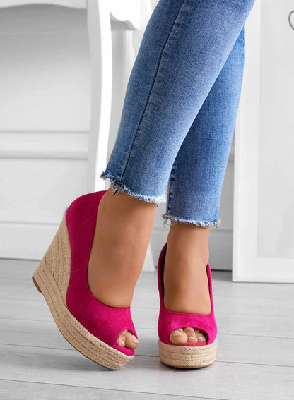 Open-toe wedge sandals for women - Madison
