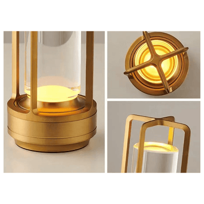 Crystal Lantern Table Lamp