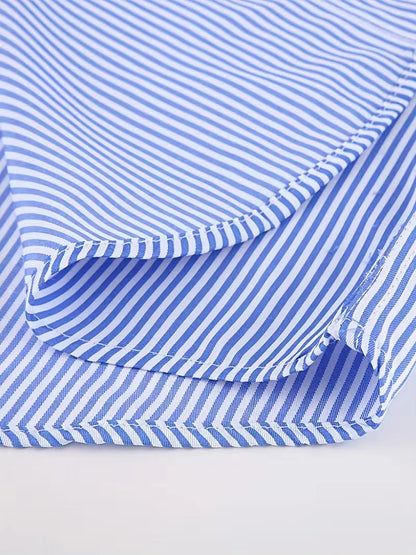 Chemise intelligente avec col mao