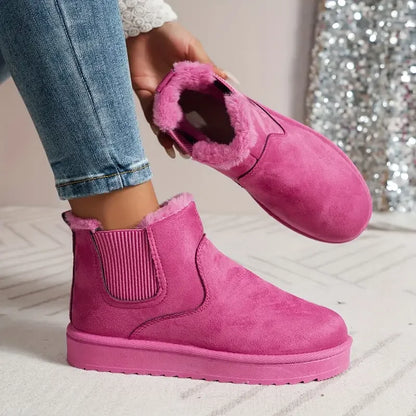 Women's Winter Warm Lined Boots with Anti-Slip