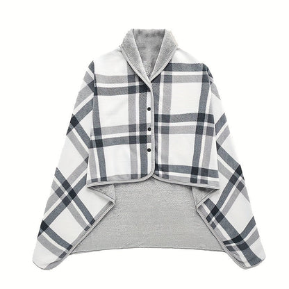 Portable Fleece Blanket – Warm and Comfortable for Home, Work, and Outdoor