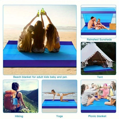 Extra Large Waterproof Beach Blanket - Lightweight and Ideal for Outdoor Use