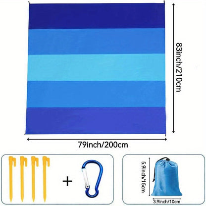 Extra Large Waterproof Beach Blanket - Lightweight and Ideal for Outdoor Use