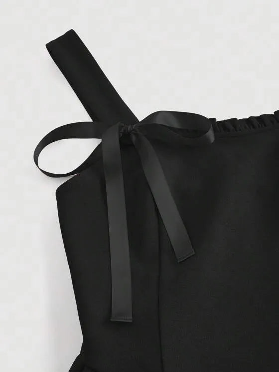 Robe unie avec ceinture