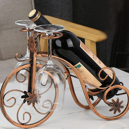 Portabotellas de vino con forma de bicicleta – Para un gusto refinado