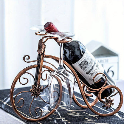 Portabotellas de vino con forma de bicicleta – Para un gusto refinado