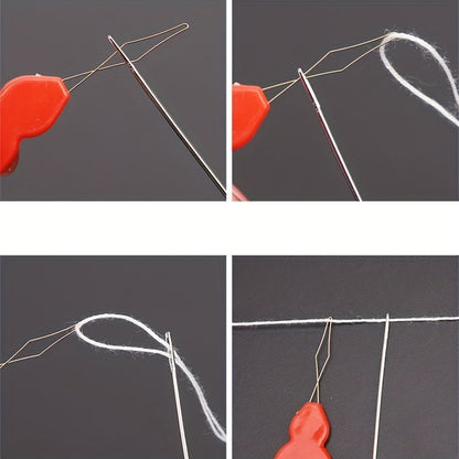 Colourful Sewing Thread Needle Threader Set – Ideal for Hand and Machine Sewing