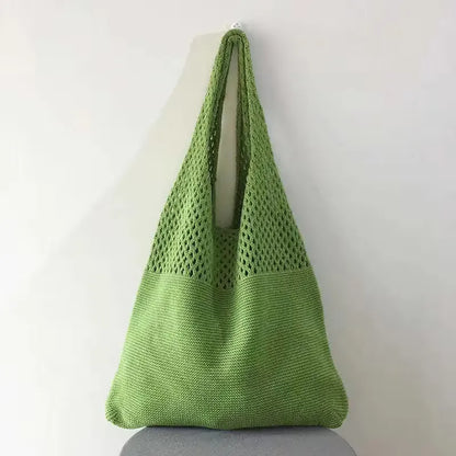 Sac de courses avec motif crochet ajouré