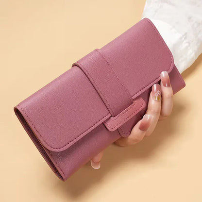 Portefeuille à design triple pli