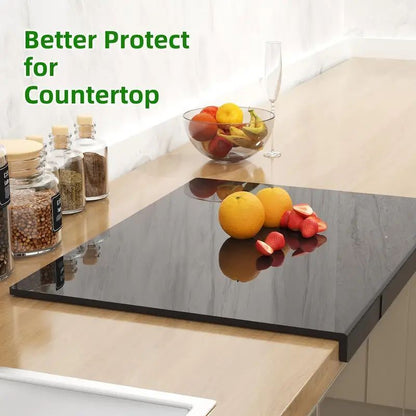 Tabla de cortar acrílica con superficie antideslizante - Utensilio de cocina resistente para cortar con seguridad