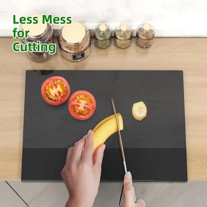 Tabla de cortar acrílica con superficie antideslizante - Utensilio de cocina resistente para cortar con seguridad