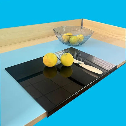 Tabla de cortar acrílica con superficie antideslizante - Utensilio de cocina resistente para cortar con seguridad