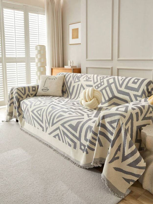 Manta para sofá de chenilla estilo bohemio