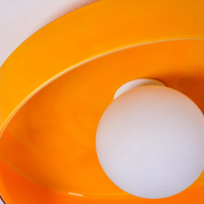Plafón redondo moderno de cristal – Diseño elegante y atemporal