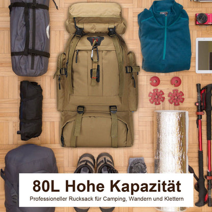 Sac à dos de randonnée Explorer 80L – robuste et polyvalent