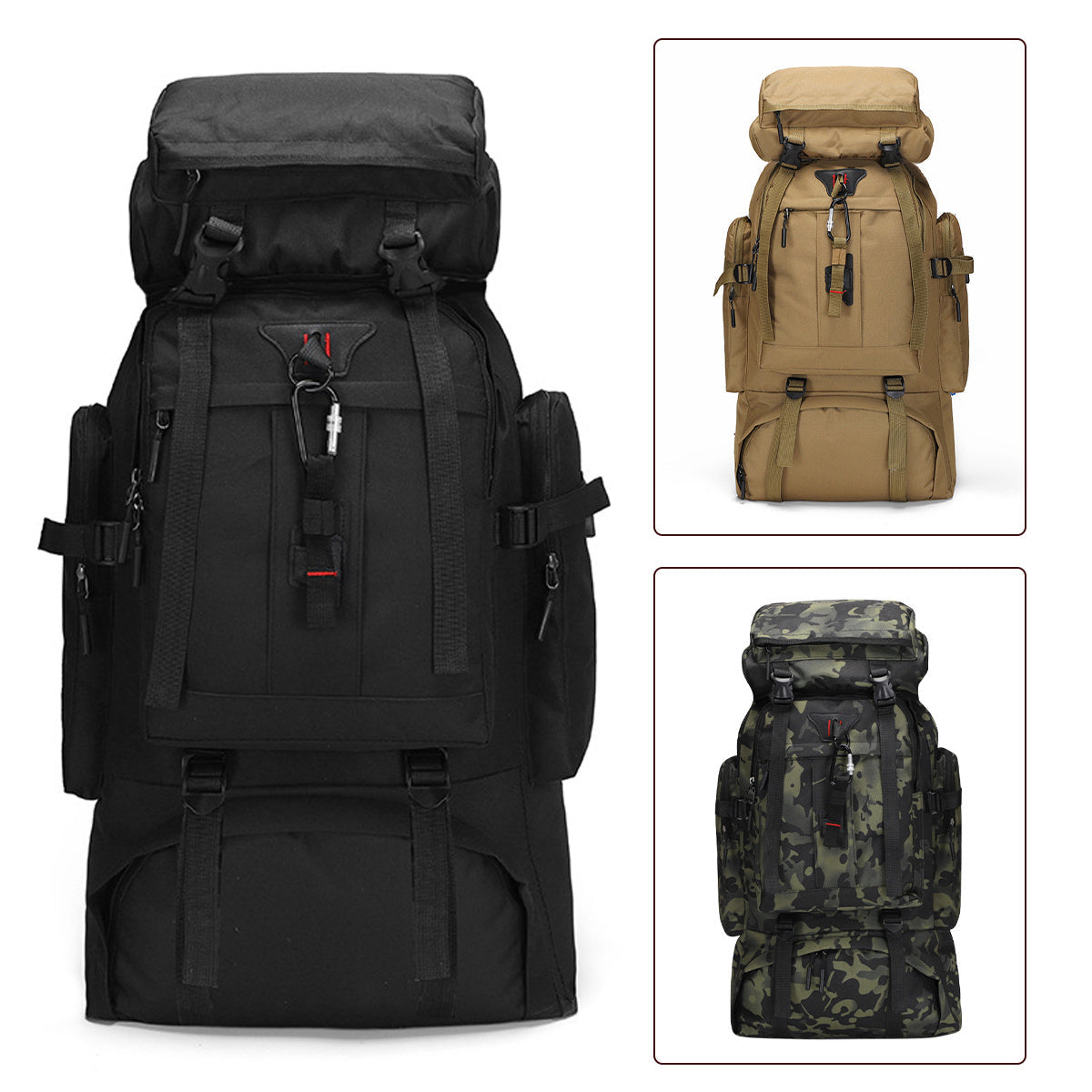 Sac à dos de randonnée Explorer 80L – robuste et polyvalent