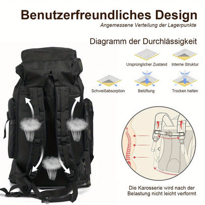 Sac à dos de randonnée Explorer 80L – robuste et polyvalent