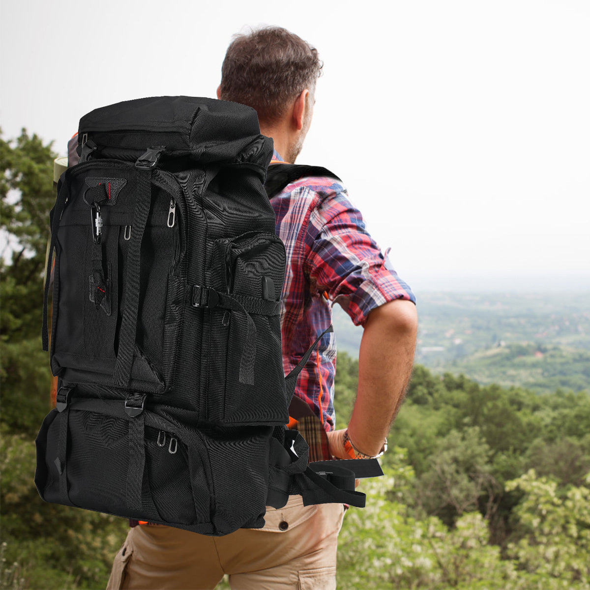 Sac à dos de randonnée Explorer 80L – robuste et polyvalent