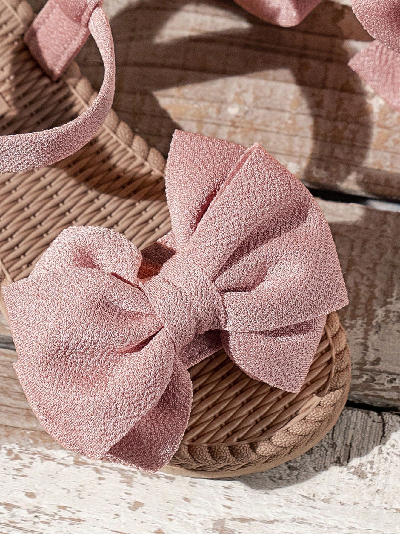 Matching Sandals with Bow for Mother & Daughter