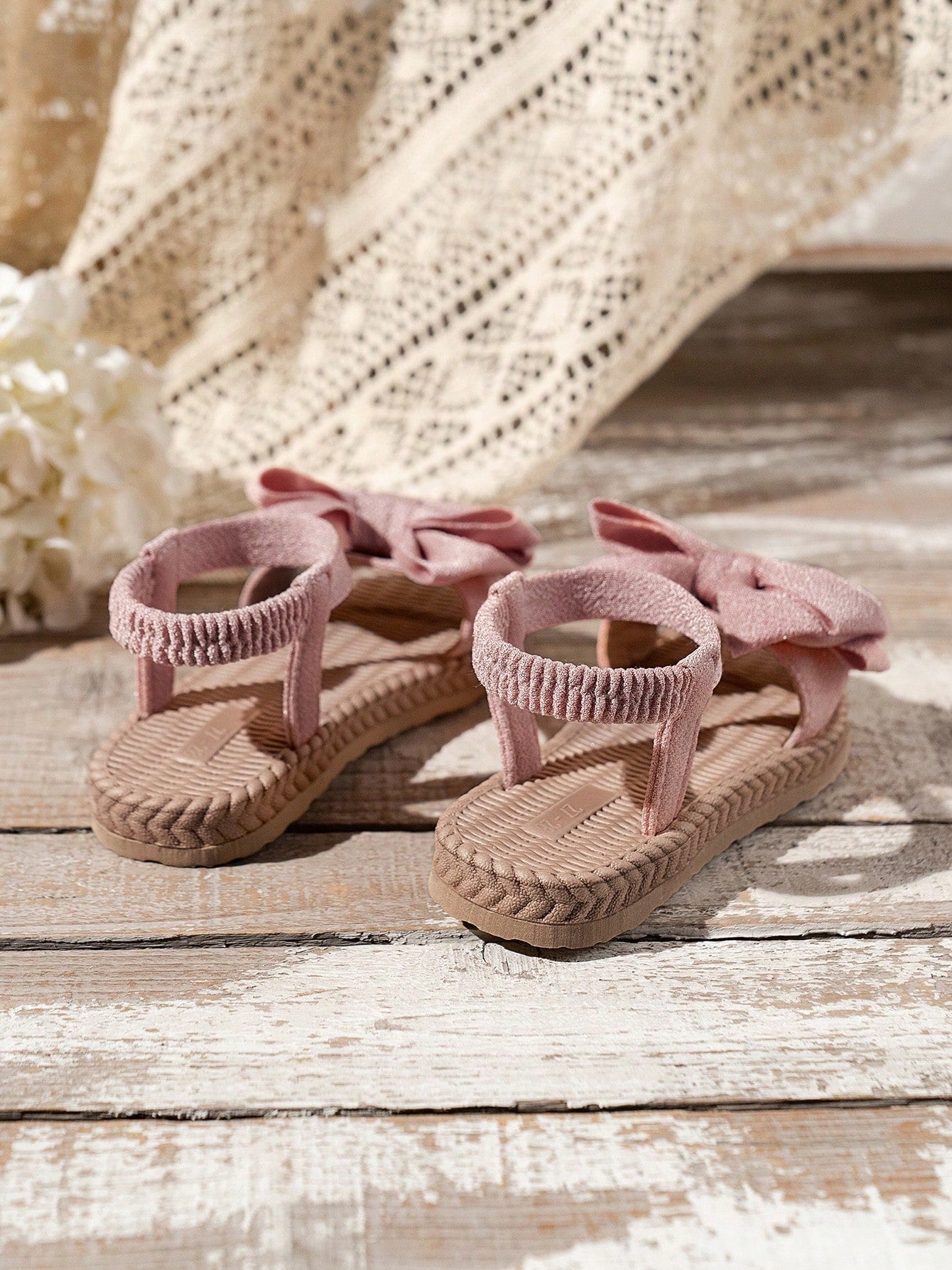 Matching Sandals with Bow for Mother & Daughter