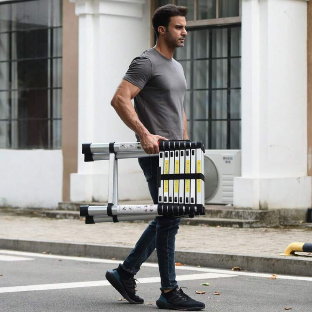6FT+7FT Aluminum Telescopic Ladder