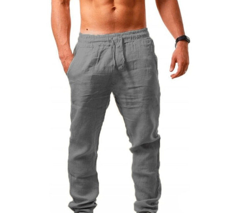 Eleganti pantaloni da uomo in lino - Matthijs