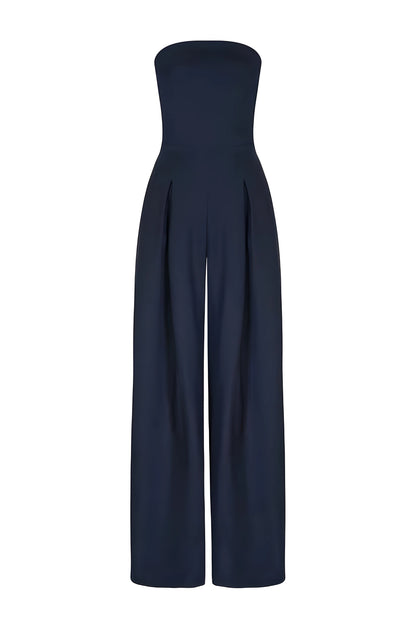 Viola - Elegant Strapless Jumpsuit