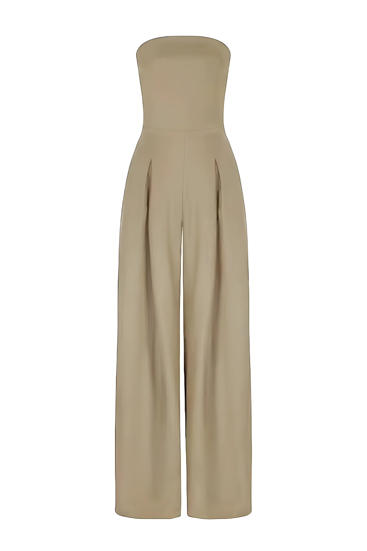Viola - Elegant Strapless Jumpsuit