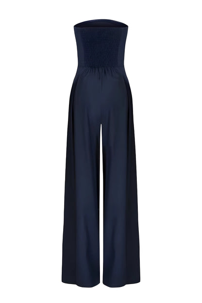 Viola - Elegant Strapless Jumpsuit
