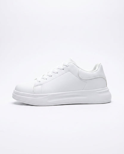 Ladies' Sporty Orthopaedic Sneakers with Platform Sole and Laces