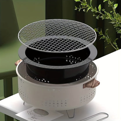 Foldable Stainless Steel Charcoal Barbecue for Outdoors