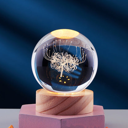 Lampada Notturna LED 3D Crystal Glow