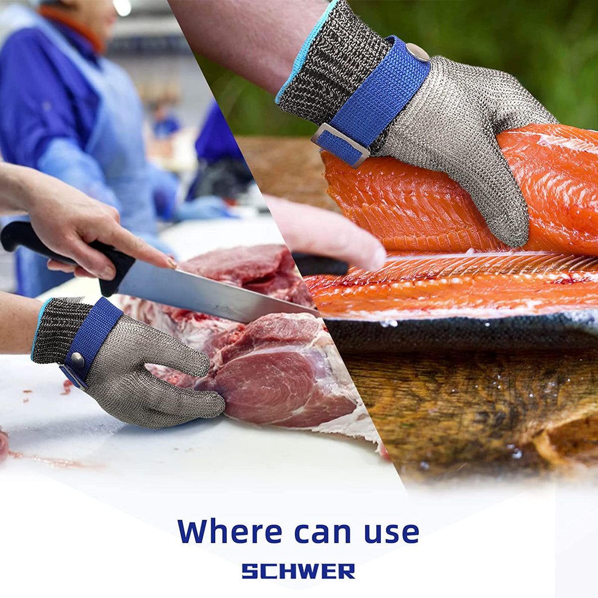 Heavy Duty Cut-Resistant Gloves – Flexible Protection for Safe Handling