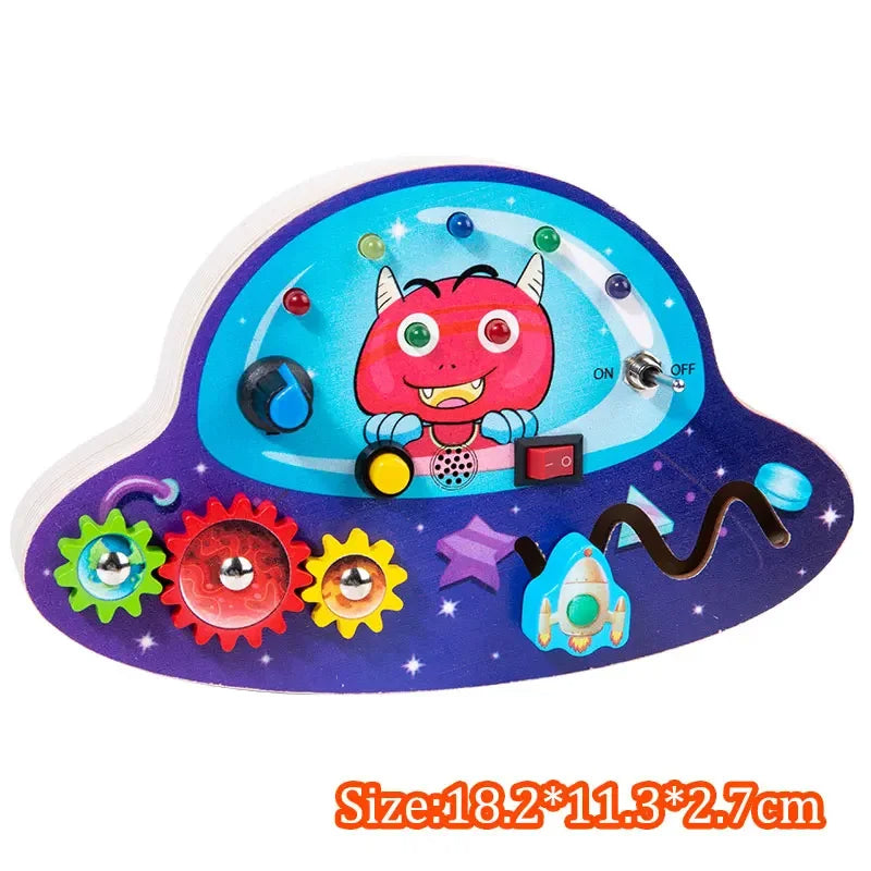 LED Light & Sensory Activity Board for Children (2–6 years)