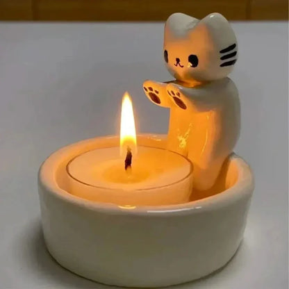 FireKittens | Cat Candle Holder