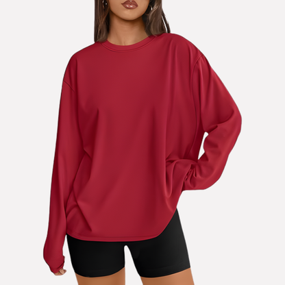 Women's Oversized Long Sleeve Shirt
