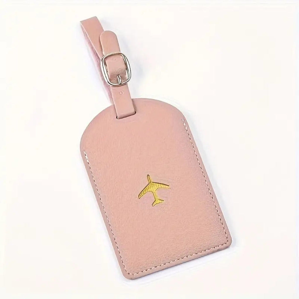 Custom Leather Luggage Tag