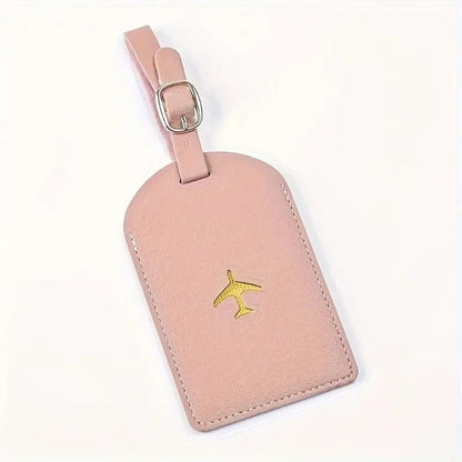 Custom Leather Luggage Tag
