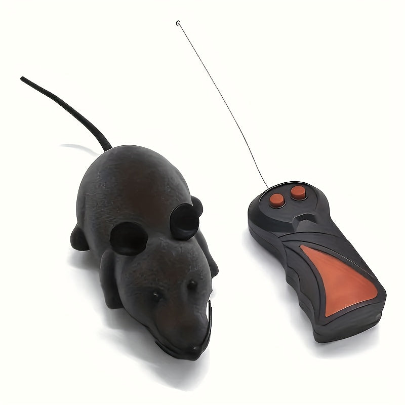 Juguete para gatos con forma de rata y control remoto - ideal para jugar y hacer bromas
