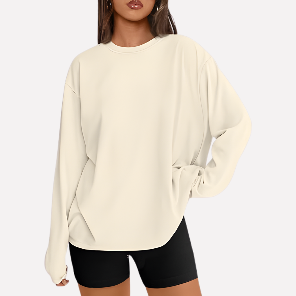 Women's Oversized Long Sleeve Shirt